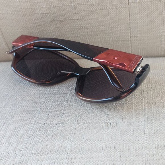 Guess Ladies Crystal Brown GU6518 Sunglasses Square Eyeglasses 56[]15-130